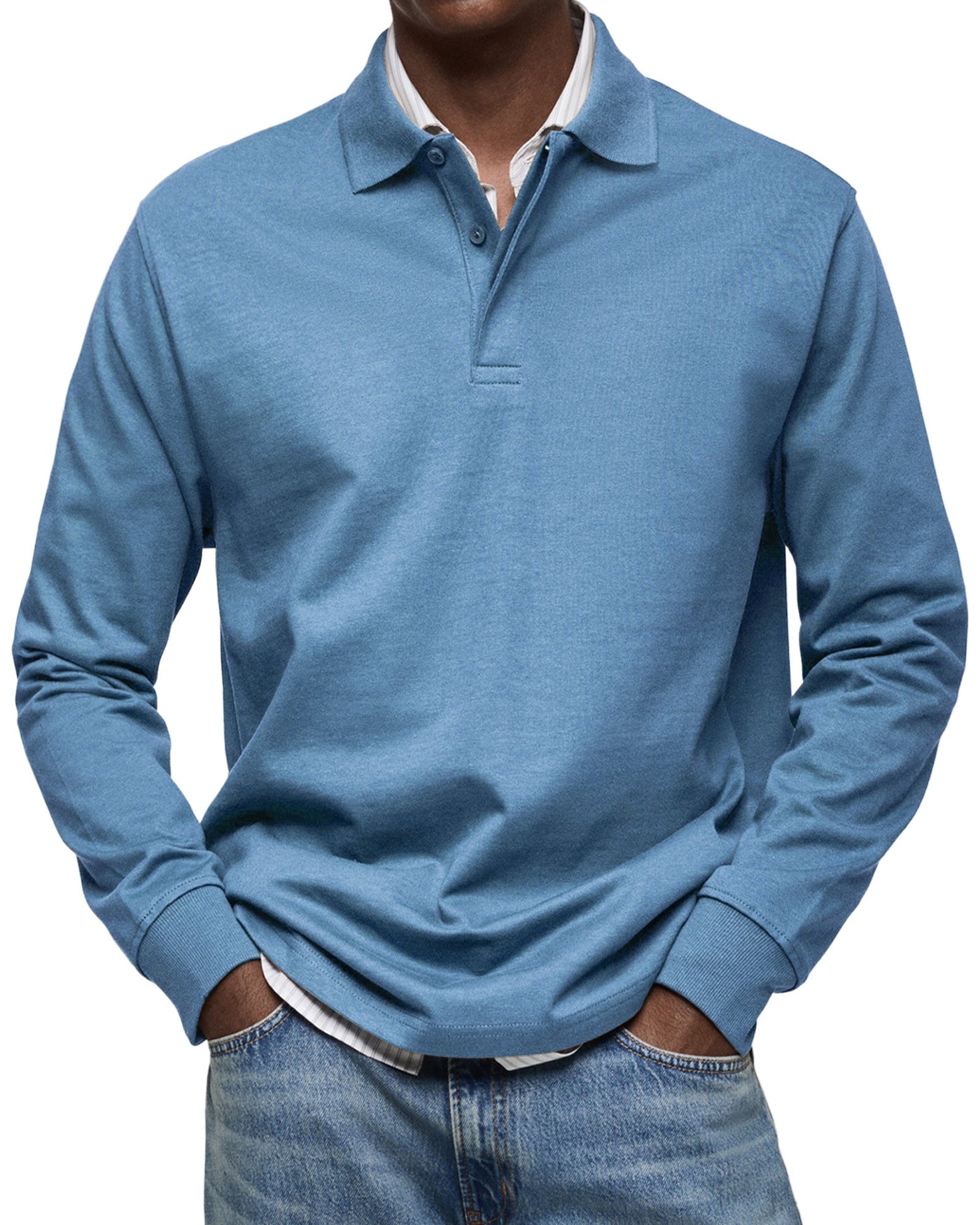 MARCONELLI | Luxus polo med lange ærmer