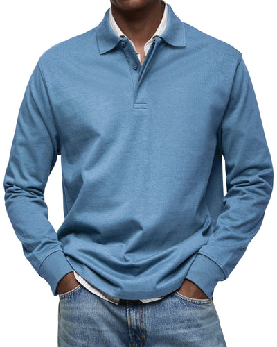 MARCONELLI | Luxus polo med lange ærmer