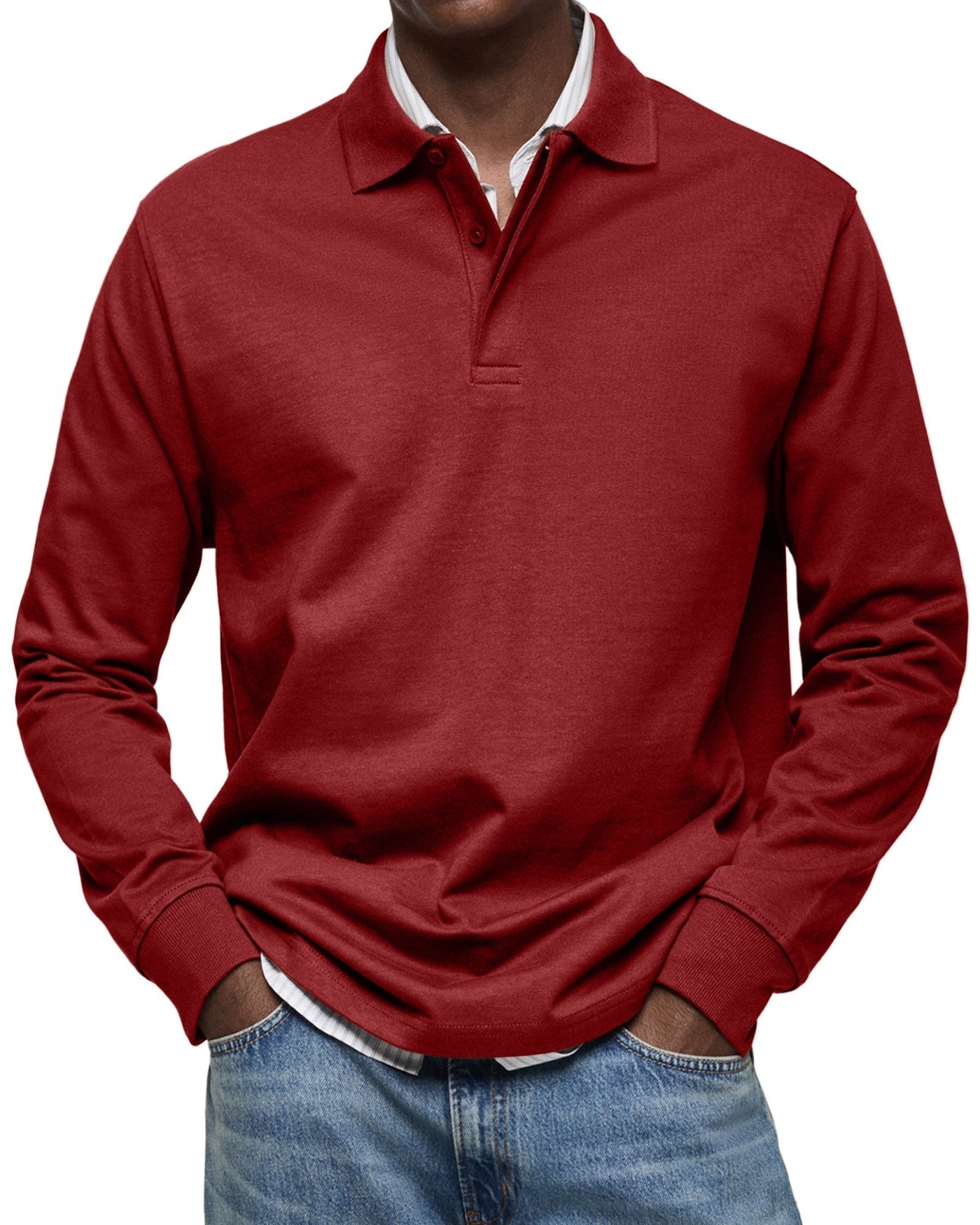 MARCONELLI | Luxus polo med lange ærmer
