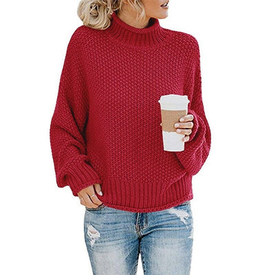 Celina® - Strikpullover med krave