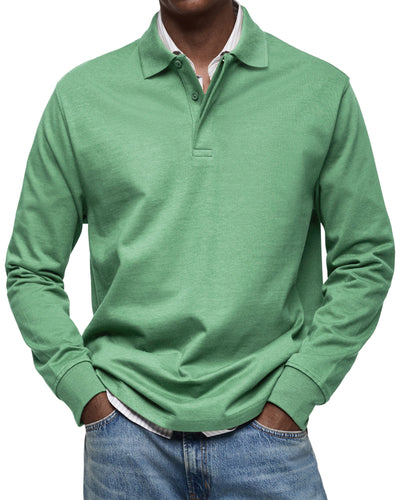 MARCONELLI | Luxus polo med lange ærmer