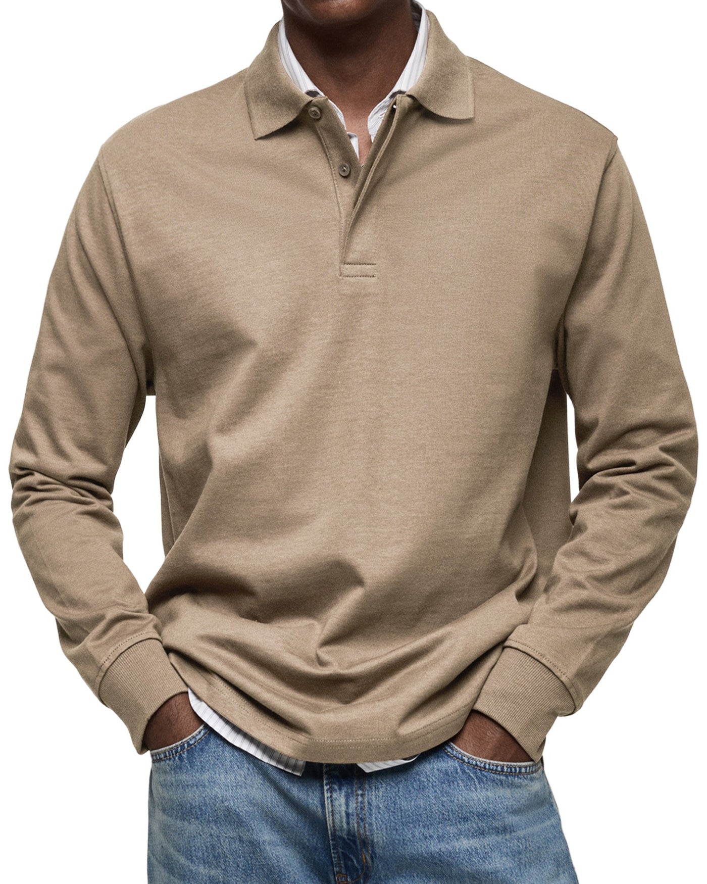MARCONELLI | Luxus polo med lange ærmer