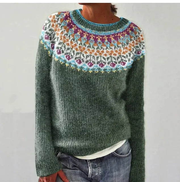 Rachele™ - Retro-efterårstrøje