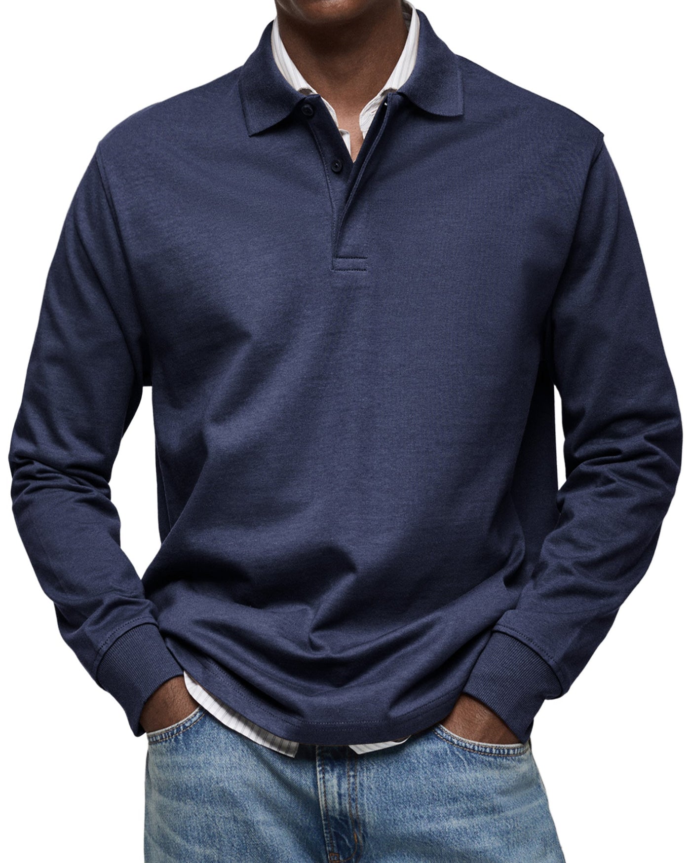 MARCONELLI | Luxus polo med lange ærmer