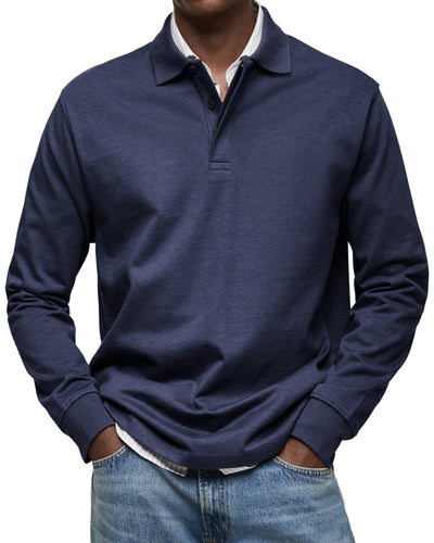 MARCONELLI | Luxus polo med lange ærmer