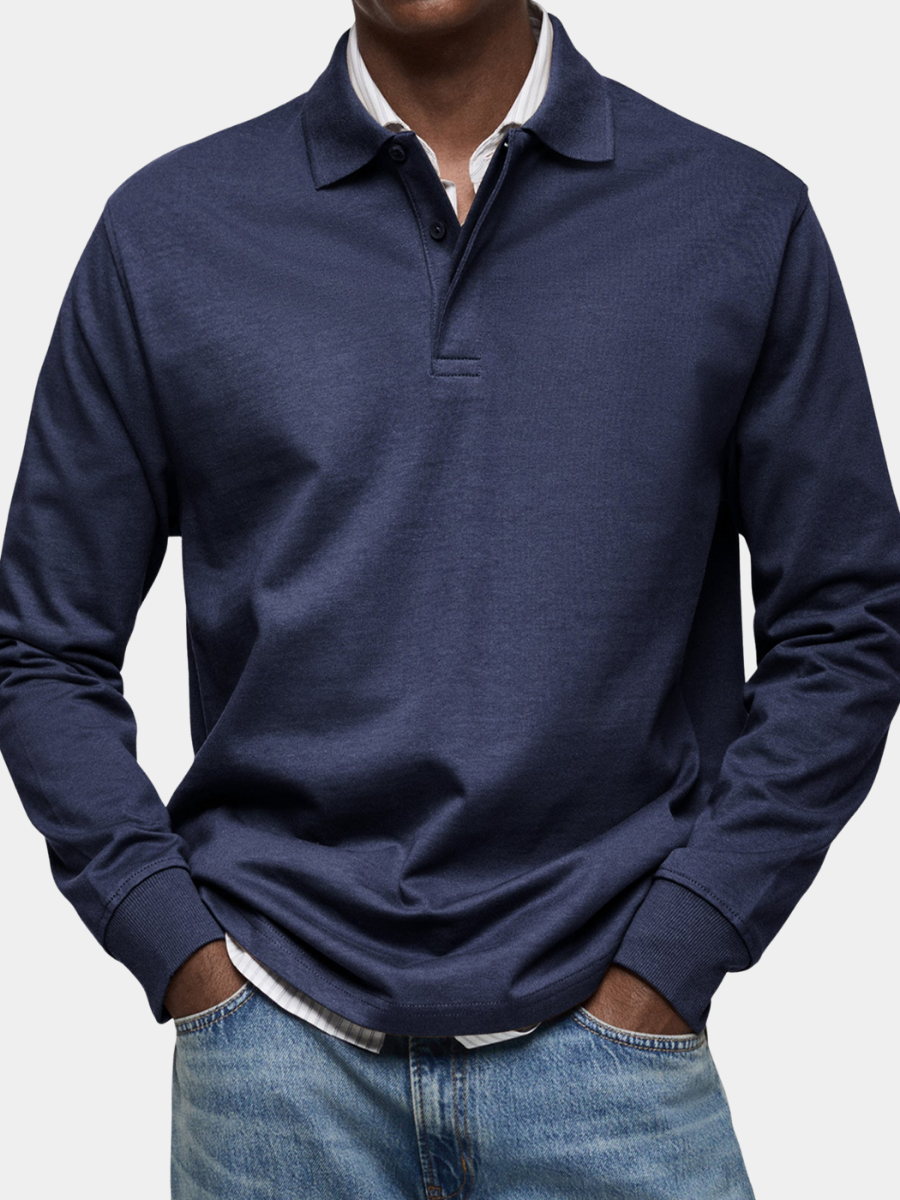 MARCONELLI | Luxus polo med lange ærmer