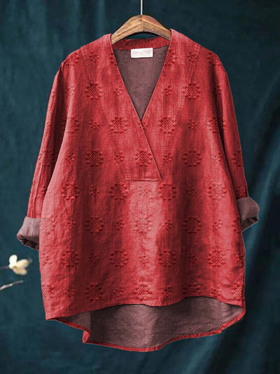 Cara | Linnedbluse