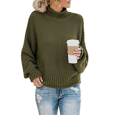 Celina® - Strikpullover med krave