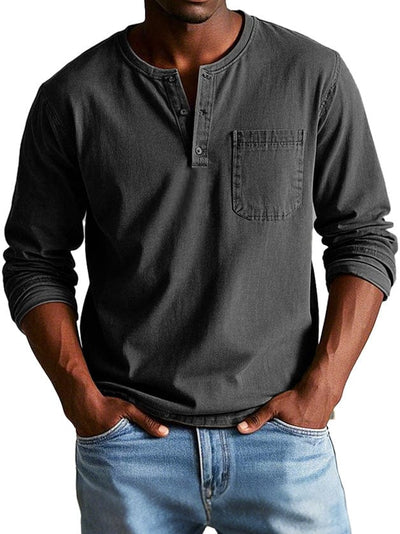 Frederik | Vintage Henley Trøje