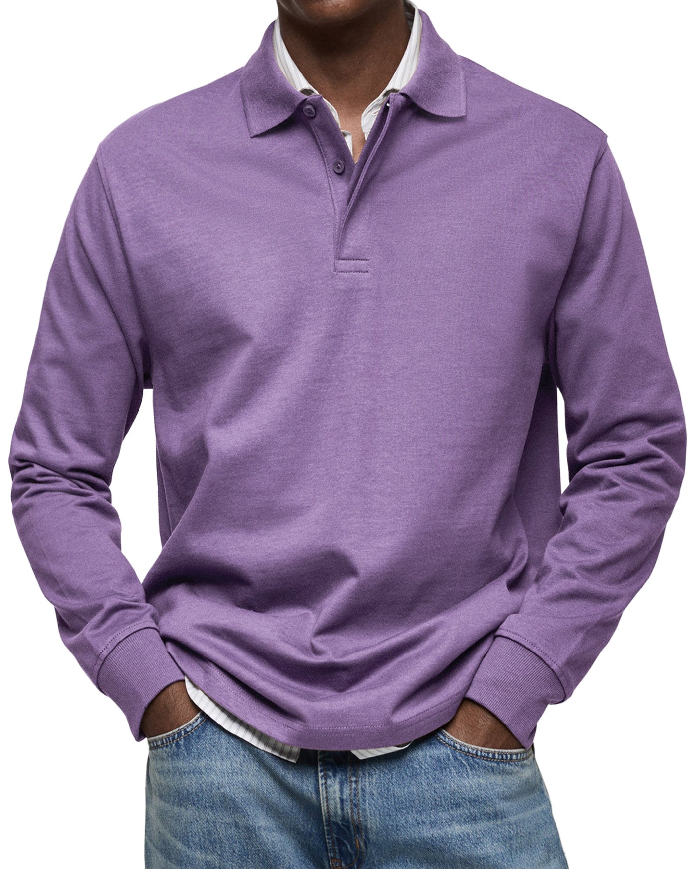 MARCONELLI | Luxus polo med lange ærmer