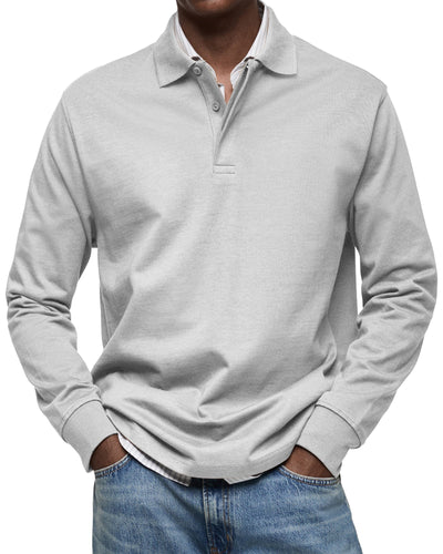 MARCONELLI | Luxus polo med lange ærmer