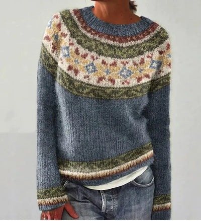 Rachele™ - Retro-efterårstrøje
