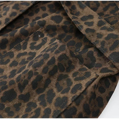Jolina | Leopardmønstret Bæltefrakke 