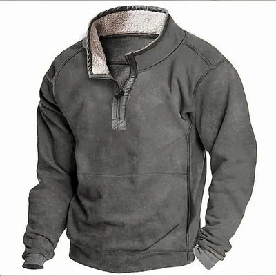 Nikolaj | Fleeceforet efterårs sweatshirt 