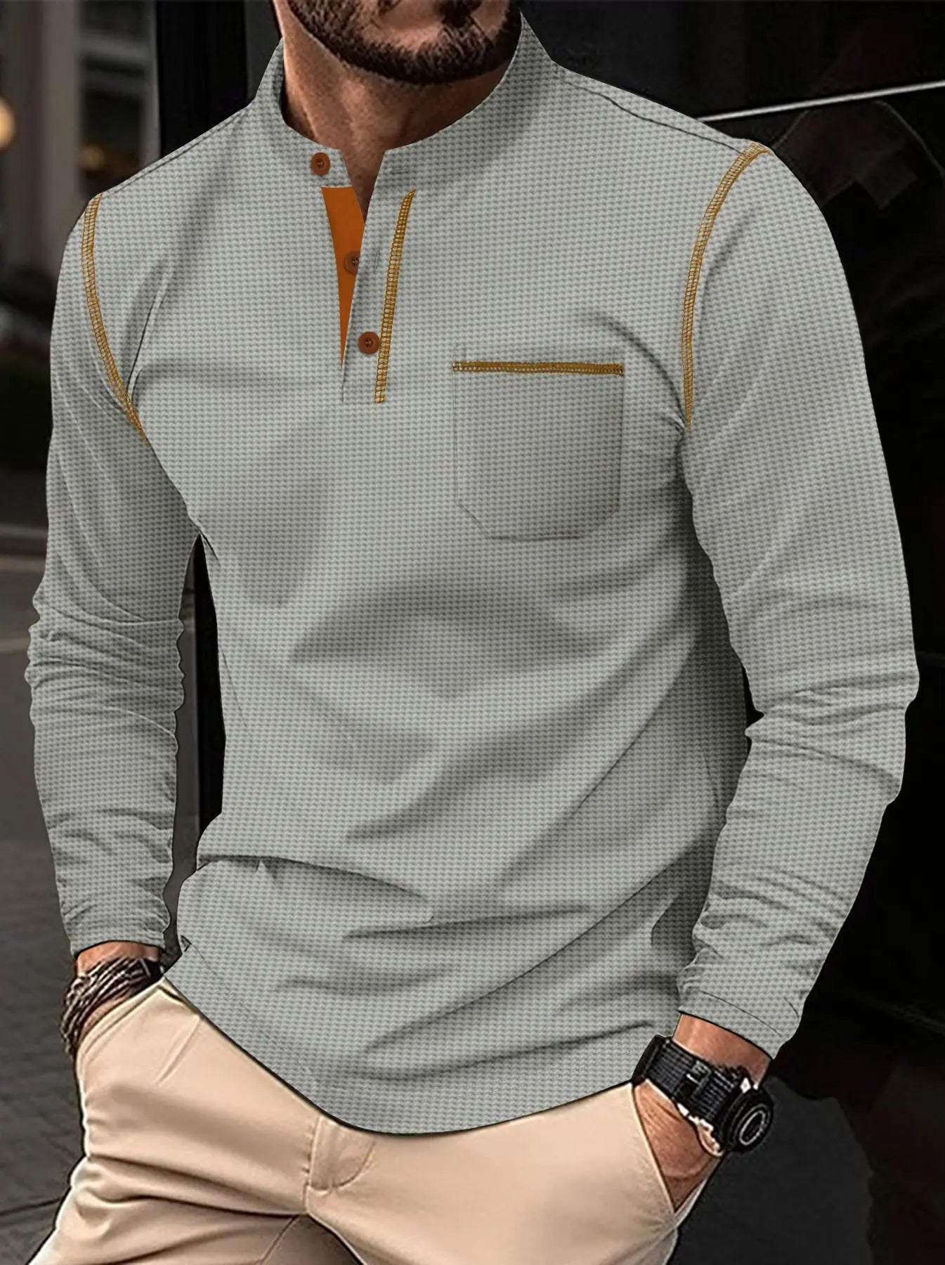 Danny | Langærmet poloshirt 