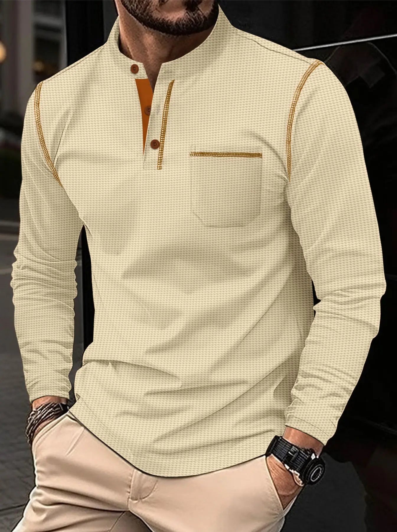 Danny | Langærmet poloshirt 