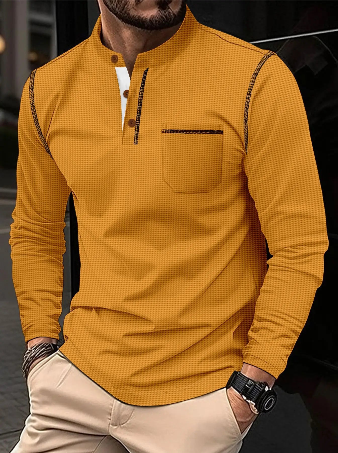 Danny | Langærmet poloshirt 