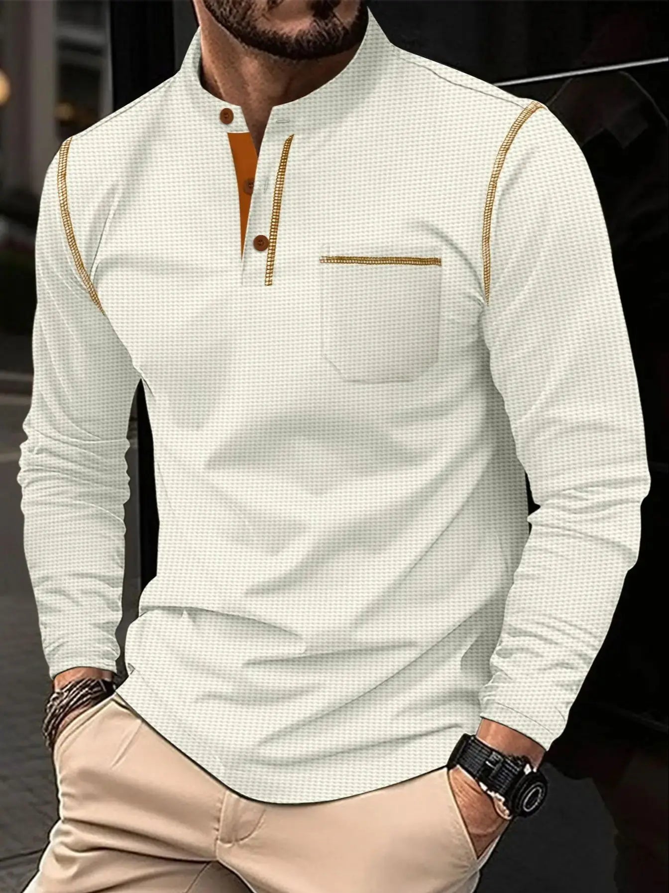 Danny | Langærmet poloshirt 