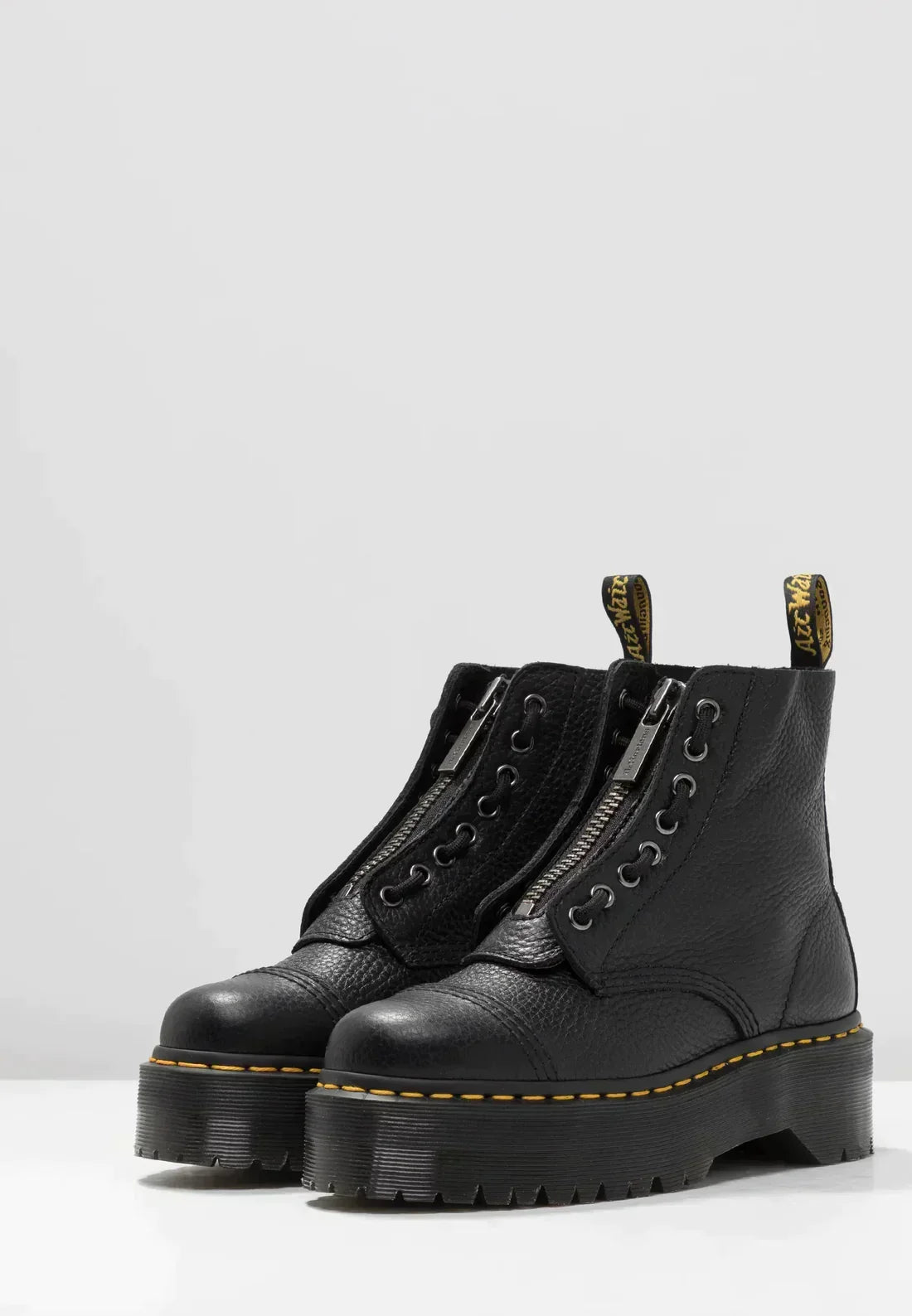 Gry™ | Stilfulde Zip-Up Platform Støvler
