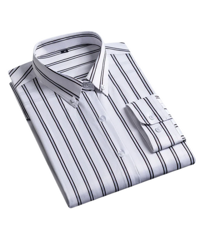 Levi | Elegant stribet herreskjorte