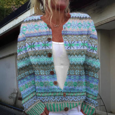 Lotte™ – Lad cardigan med legende printe