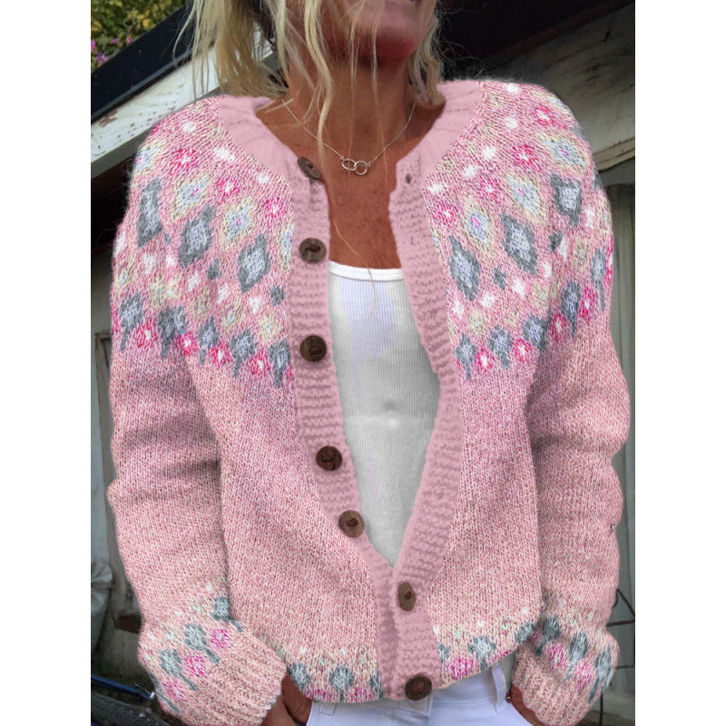 Lotte™ – Lad cardigan med legende printe